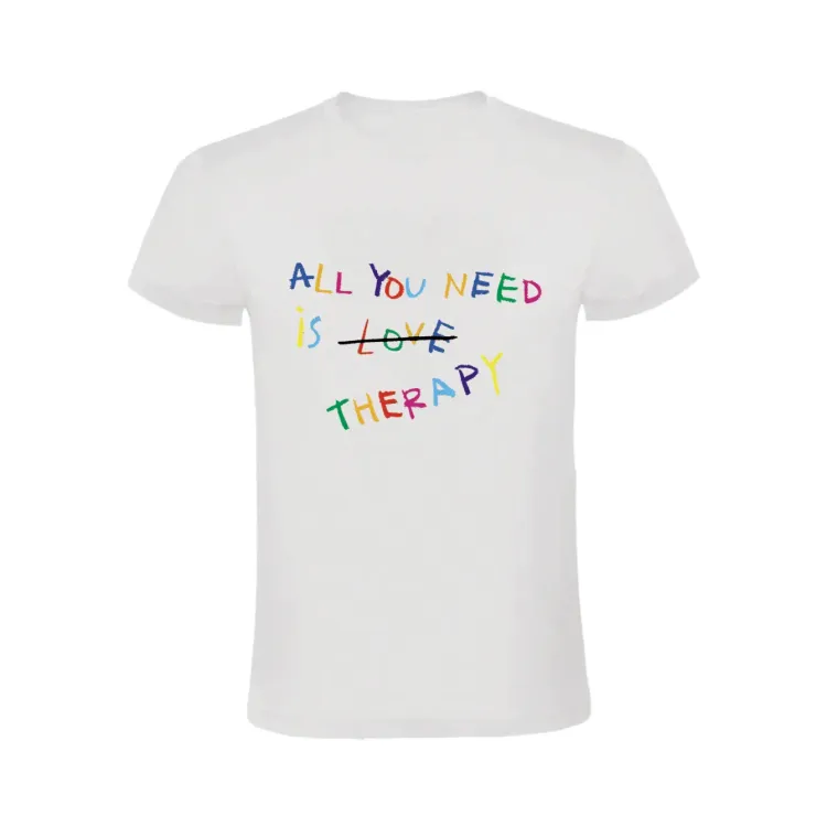 ALL YOU NEED IS THERAPY CAMISETA