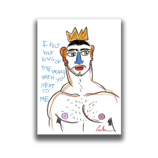 THE KING OF THE WORLD PRINT