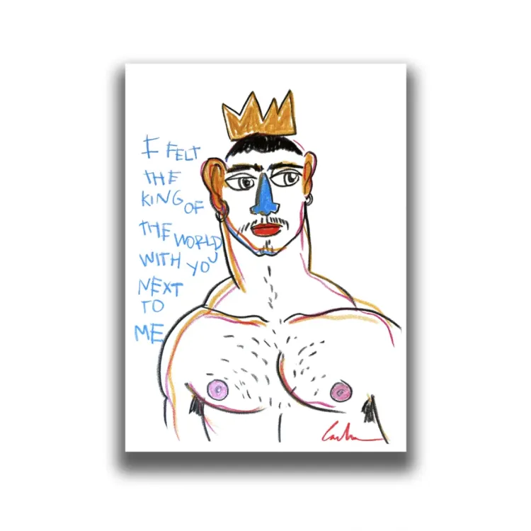 THE KING OF THE WORLD PRINT
