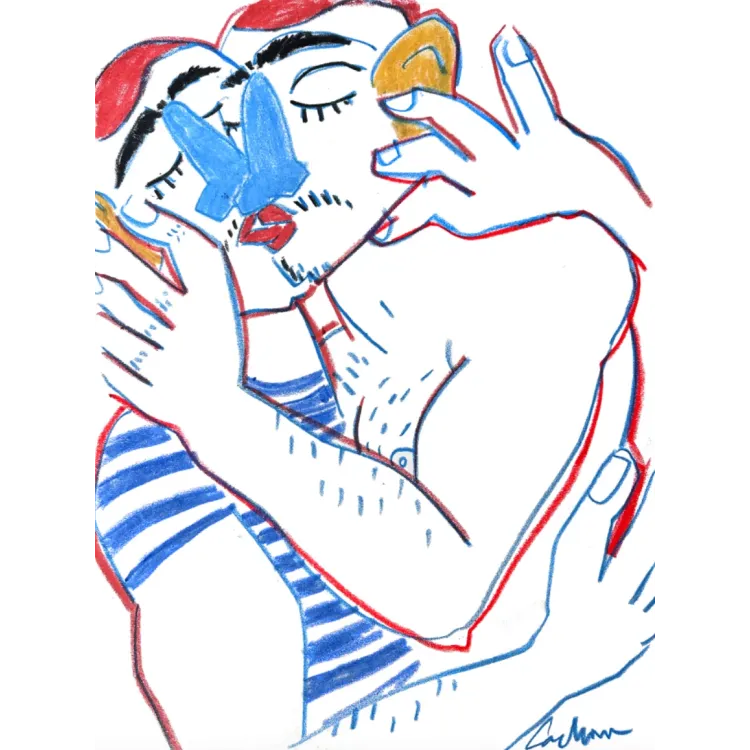 A VERY PASSIONATE KISS