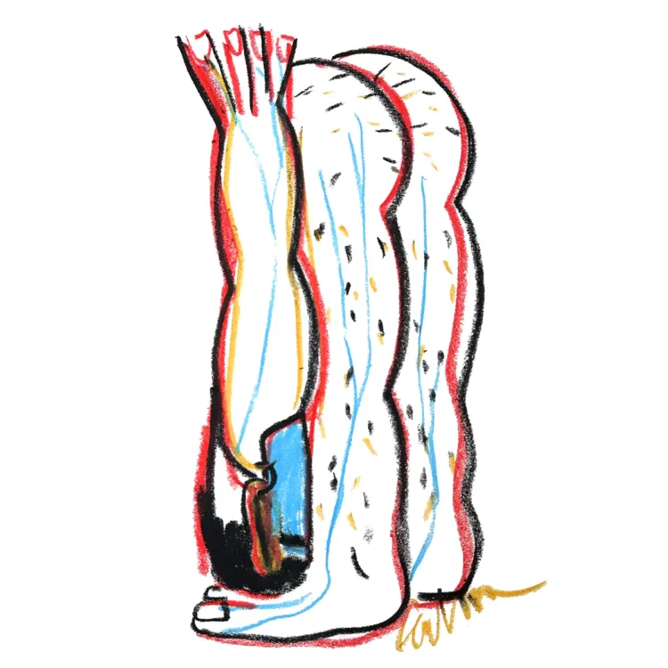 Obra original titulada "A DIFFERENT VISION I", firmada y única. Ceras sobre papel.