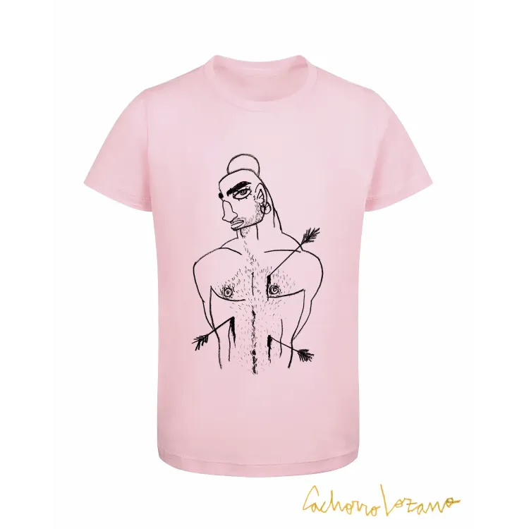 SN SEBASTIÁN CAMISETA ROSA - CAMISETA CACHORRO LOZANO