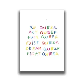 BE QUEER PRINT