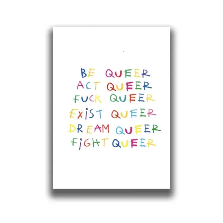 copy of BE GAY PRINT