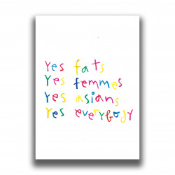 PRINT YES FATS YES FEMMES...