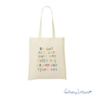 BE GAY TOTE BAG