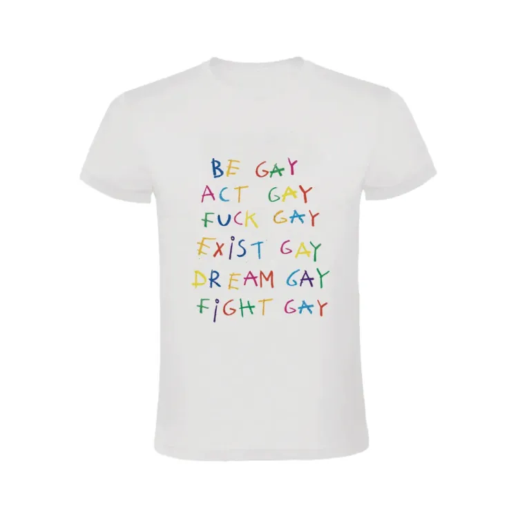 BE GAY CAMISETA