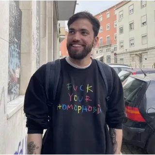 FUCK YOUR HOMOPHOBIA SUDADERA