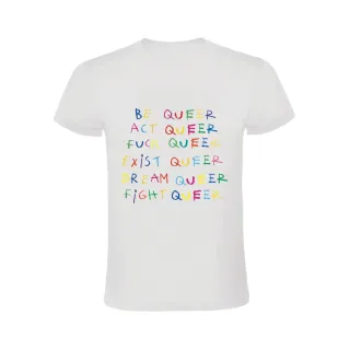 BE QUEER CAMISETA