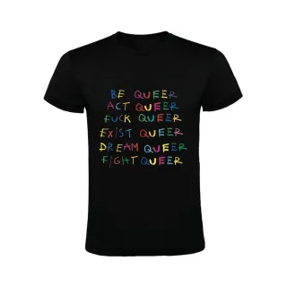 BE QUEER CAMISETA