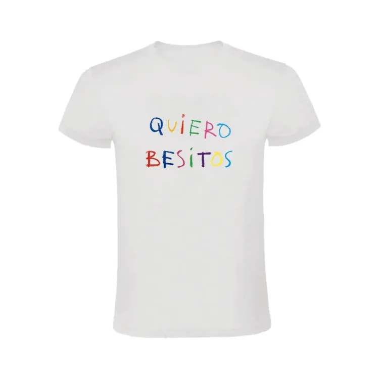 QUIERO BESITOS CAMISETA