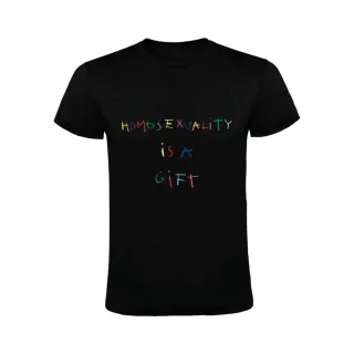 HOMOSEXUALITY IS A GIFT CAMISETA