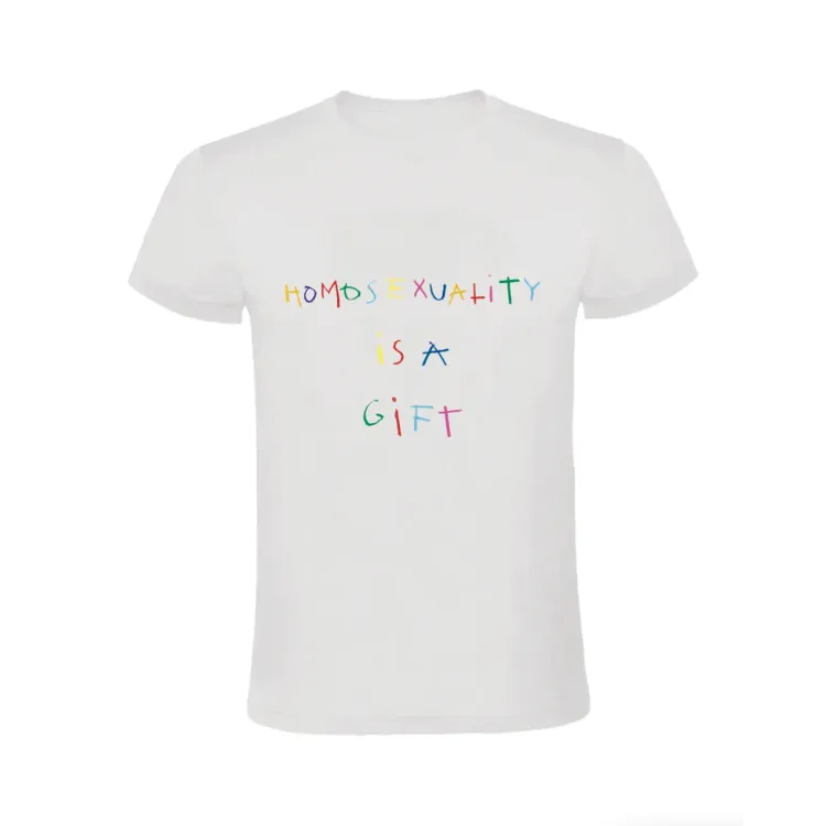 HOMOSEXUALITY IS A GIFT CAMISETA