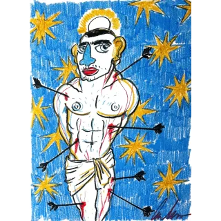 STARRY NIGHT SAINT SEBASTIAN