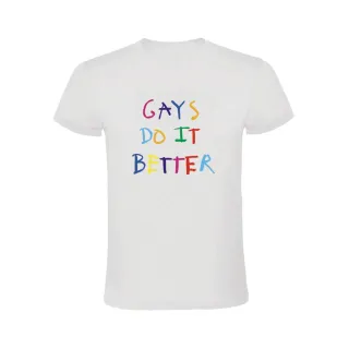 GAYS DO IT BETTER CAMISETA