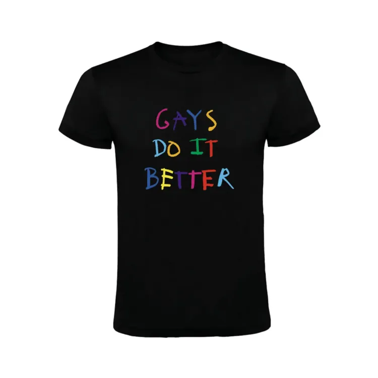 GAYS DO IT BETTER CAMISETA